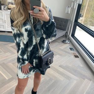 Tie Dye Sweatshirt Dress